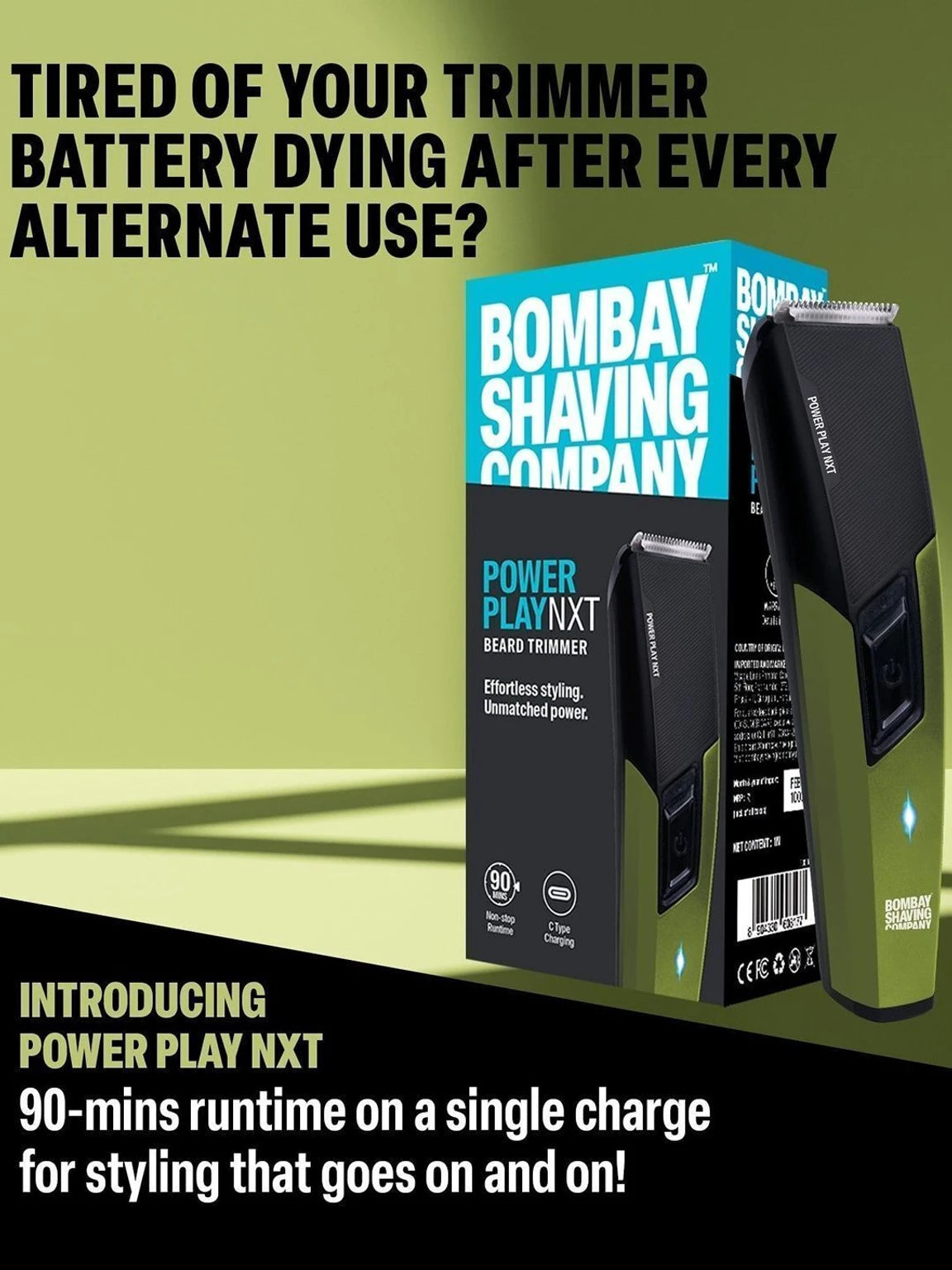 Bombay Power Play Beard Trimmer Co Edit