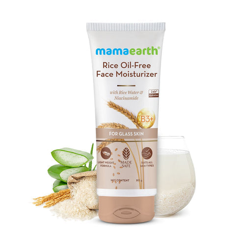 Mamaearth Rice Oil-Free Face Moisturizer 80g