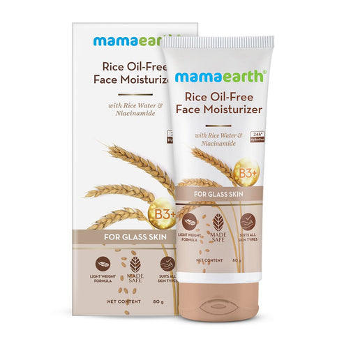 Mamaearth Rice Oil-Free Face Moisturizer 80g