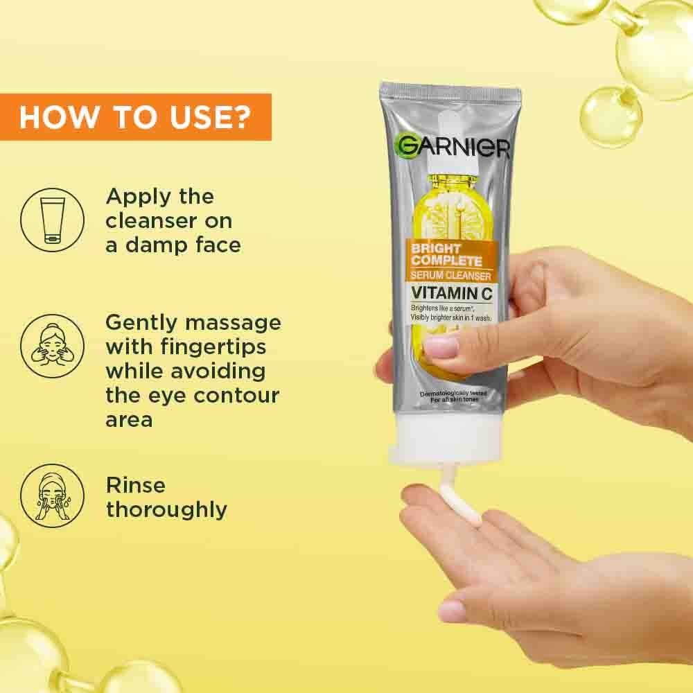 Garnier Bright Complete Vit-C Serum Cleanser 50ml