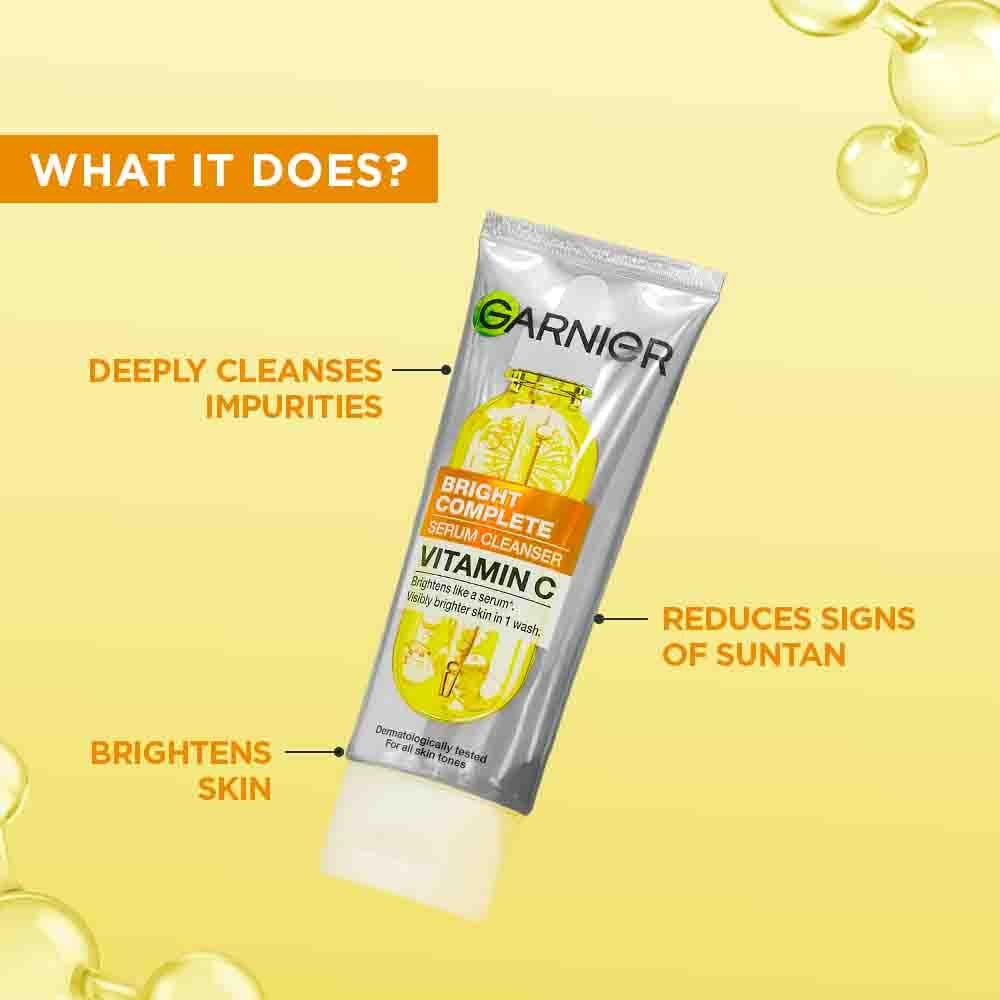 Garnier Bright Complete Vit-C Serum Cleanser 50ml