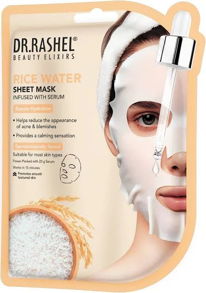DR.RASHEL Beauty Elixirs Sheet Mask – Rice | Buy 1 Get 1 Free