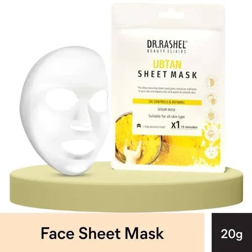 DR.RASHEL Beauty Elixirs Sheet Mask – Ubtan | Buy 1 Get 1 Free
