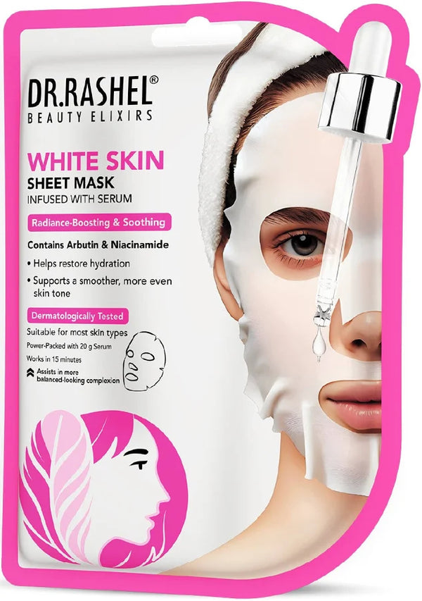 DR.RASHEL Beauty Elixirs White Skin Sheet Mask – Buy 1 Get 1 Free