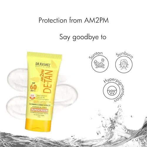 DR.RASHEL Beauty Elixirs Sunscreen – De-Tan SPF 60 50ml