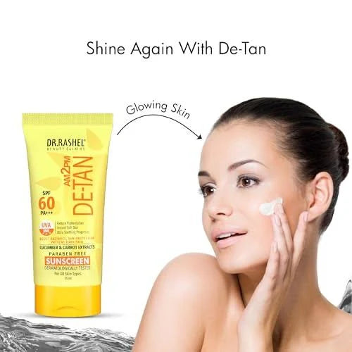 DR.RASHEL Beauty Elixirs Sunscreen – De-Tan SPF 60 50ml