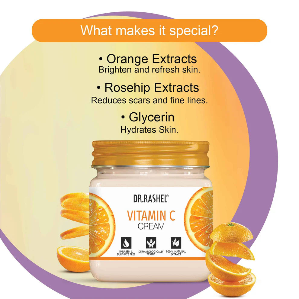 Dr.rashel Beauty Elixirs Face & Body Cream 380 Ml - Vitamin C